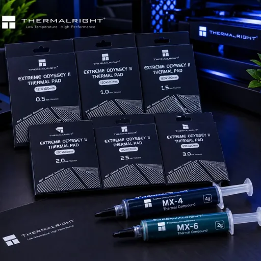 Термопасты и термопрокладки Thermalright Extreme Odyssey II, MX-4, MX-6