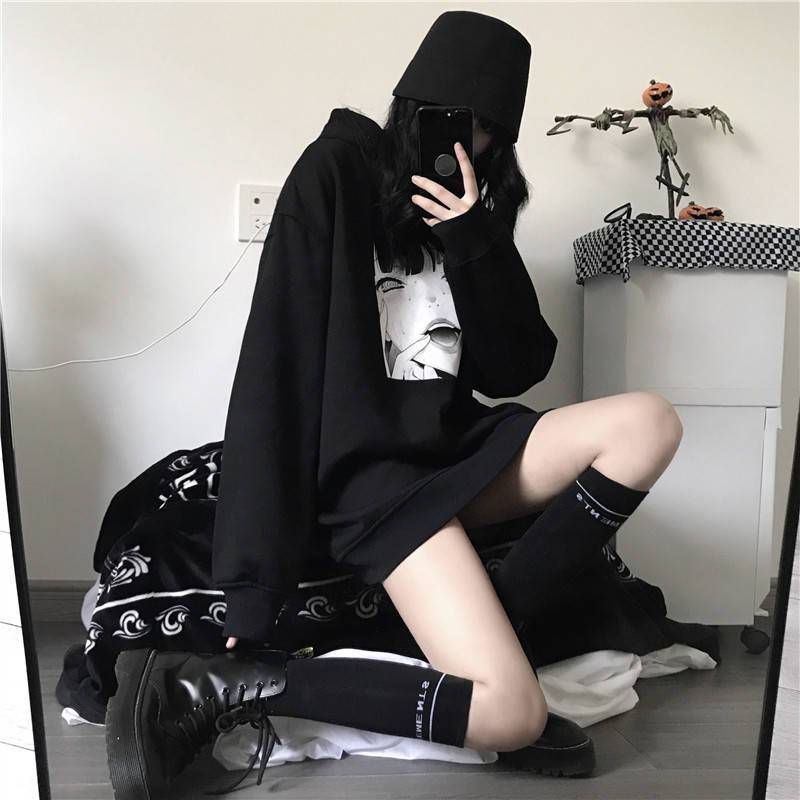 Harajuku Hoodie Худи Size S Модель Oversize 3