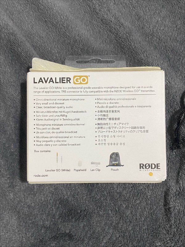 Петличный микрофон Rode Lavalier Go 2