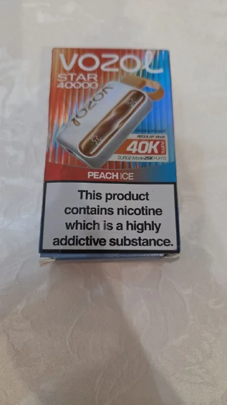 Vozol Star 40000 Peach Ice