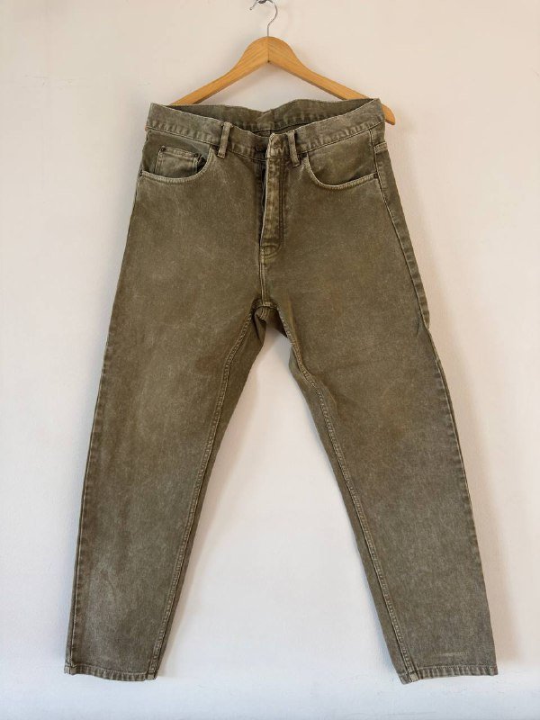 Джинсы Carhartt Newel зеленого цвета