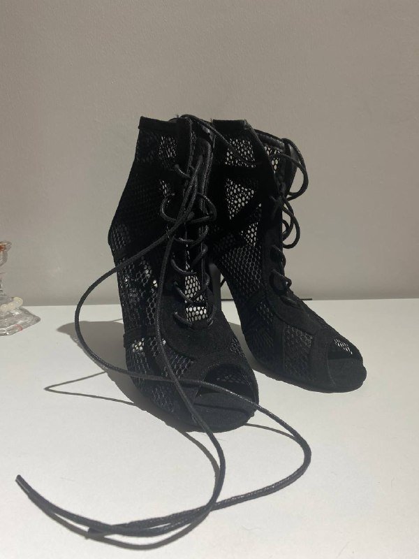 Обувь женская 36 размер красная и черная 4