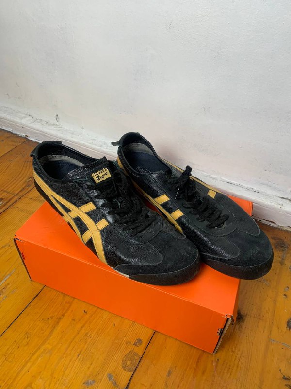 Кроссовки Tiger black&yellow, кроссовки Babolar, ботинки Grinders