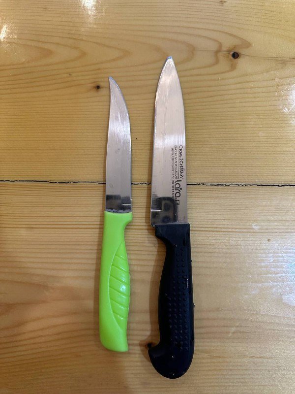 Набор кухонных принадлежностей ножи, лопатка, штопор, овощечистка 3