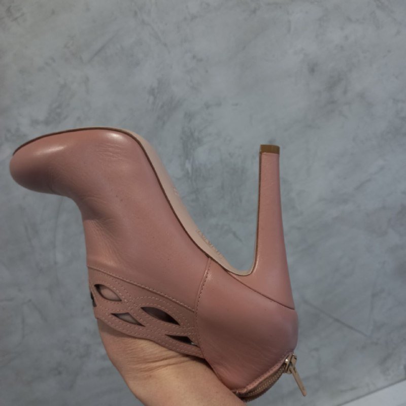 Кожаные ботильоны женские размер 39-39.5 4