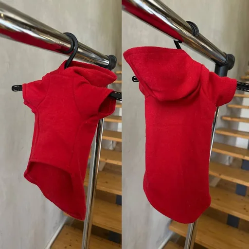 Красное худи для собачки