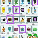 Kinder Joy Minecraft фигурки 1
