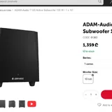 Сабвуфер ADAM Audio T10S 2