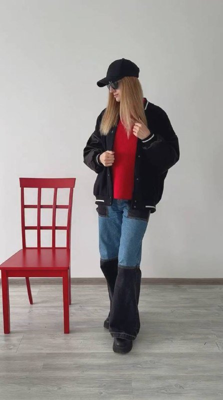 Черный бомбер Zara 2