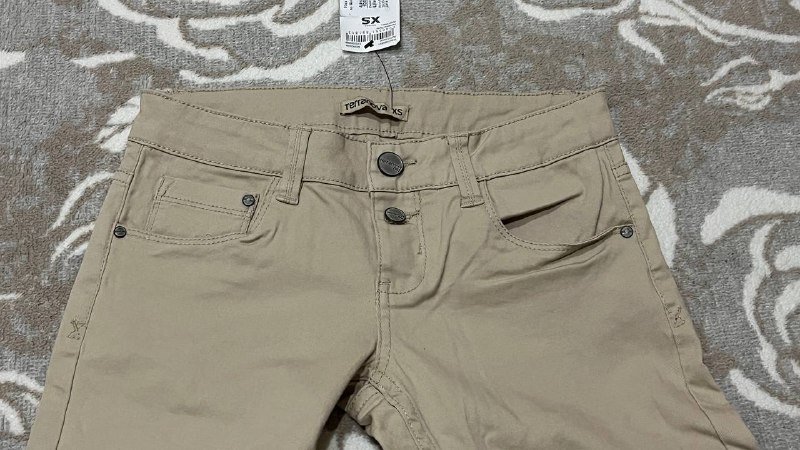 Terranova XS женские брюки хлопок узкие с заниженной талией 2