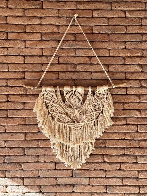 Круглое зеркало, ловцы снов, макраме-панно 4