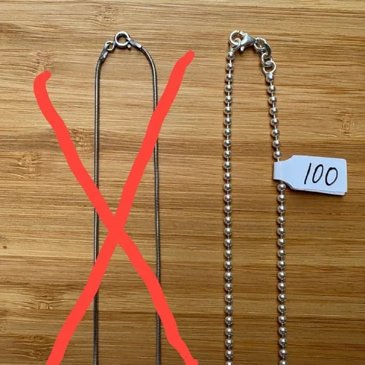 Серебряная цепочка 50 см