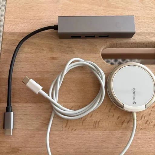 Беспроводная зарядка deppa, переходник Type-C на USB и LAN