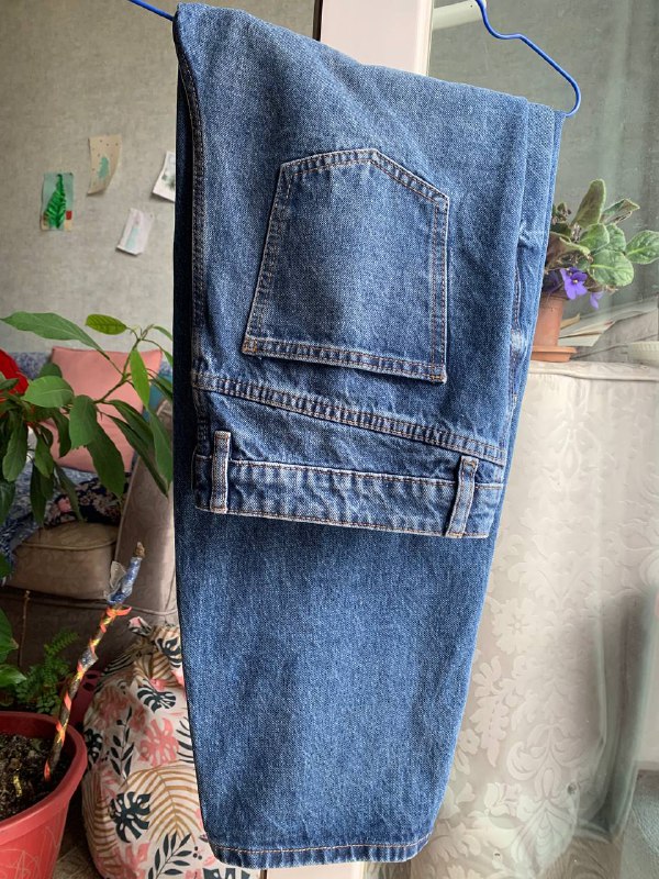 джинсы balloon fit размер M