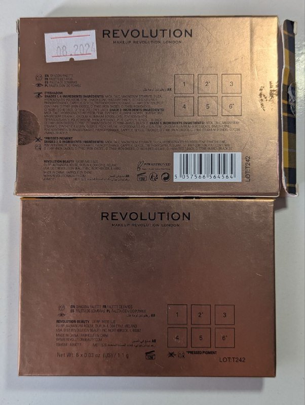 Палетка теней Makeup Revolution 90's baby 2