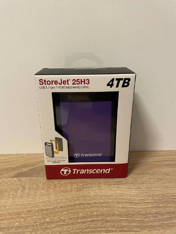 внешний жёсткий диск Transcend StoreJet 25H3 4 TB 1