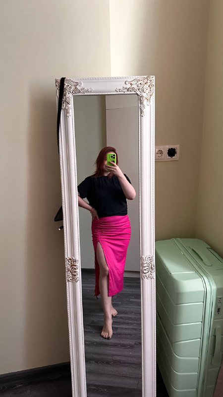 Юбка розовая женская 44-48 новая 2