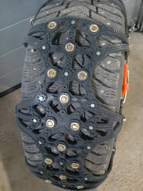 Резиновые пластиковые цепи на колеса полный комплект 2