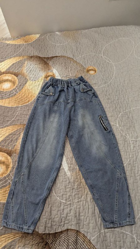 Джинсы детские голубые для 13-14 лет 3