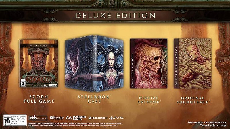 Игра PS5 Scorn Deluxe Edition USA коллекционная 2