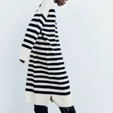 Трикотажное платье Zara в полоску 4