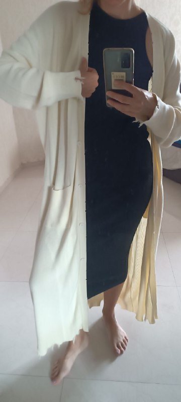 Куртка двусторонняя молочный цвет, размер S/M 8