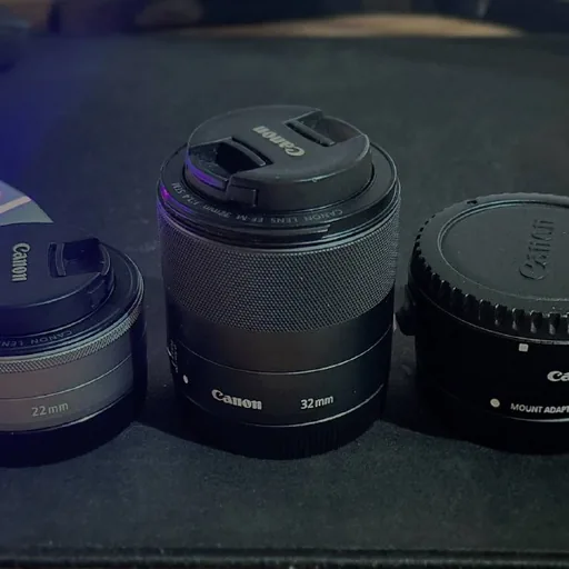Canon EF-M объективы, адаптер