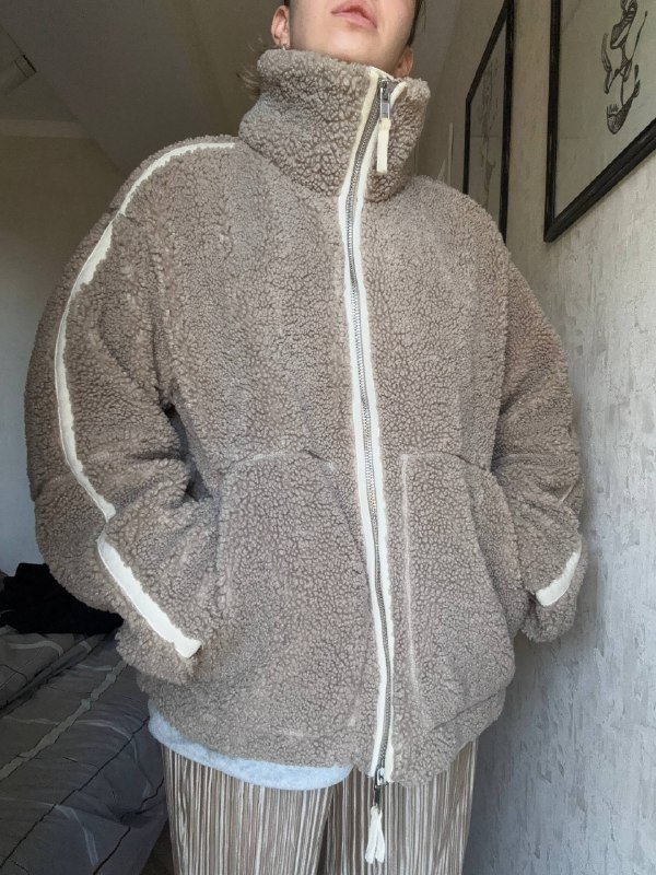 Куртка H&M оверсайз теплая размер М 2