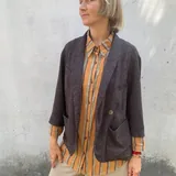Blazer and trousers, “URAL” sweatshirt, pullovers, cardigan 2