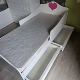 Детская кровать с ящиками и матрасом 2