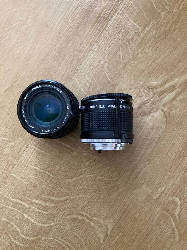 Nikon 100-300mm объективы, Tokina 28-70mm, Nikon 35-135mm, Zenit 50mm, Sigma 28mm 5