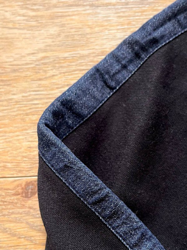 Платье свитшот G Star Raw черное с джинсовыми вставками размер М 3