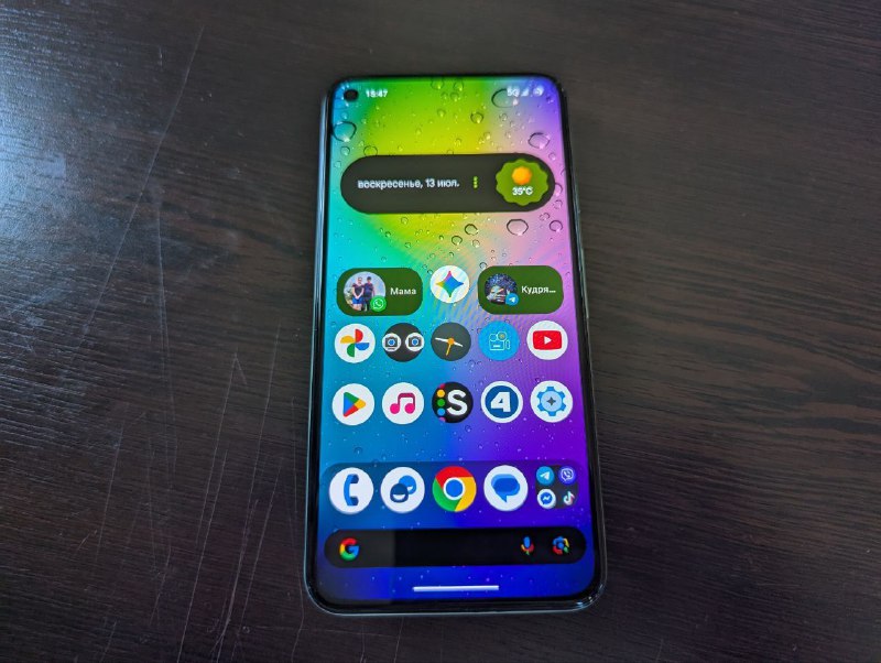Pixel 5 с кастомной прошивкой и 5G