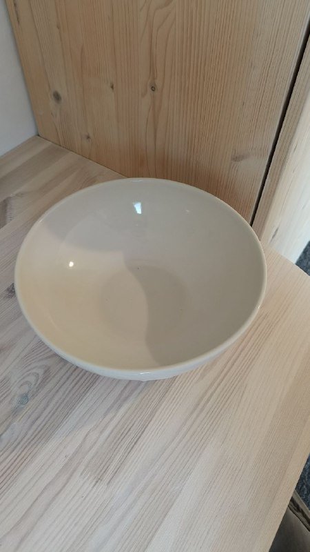 Керамический салатник классический цвет слоновая кость 2