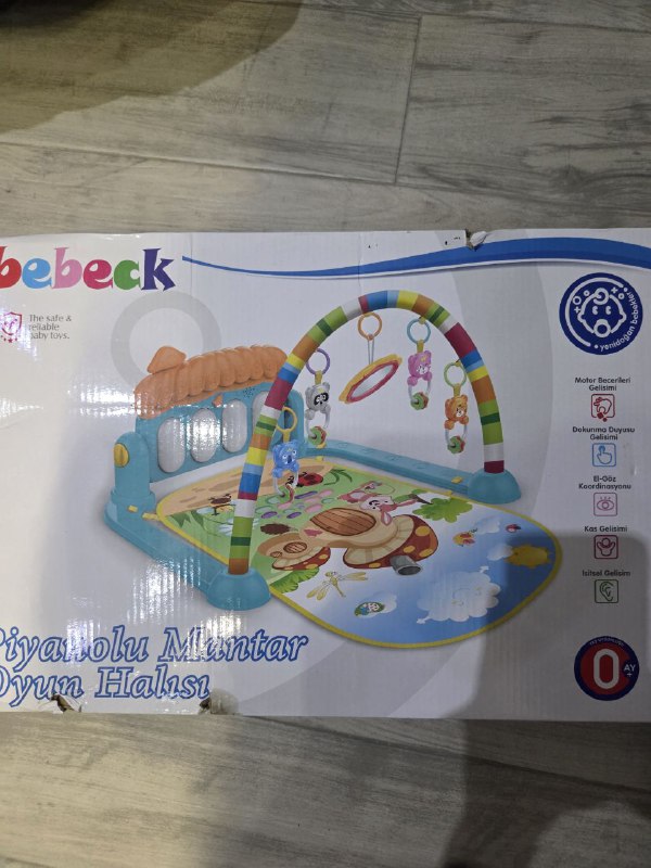 Baby blanket, playmat, and mobile 3