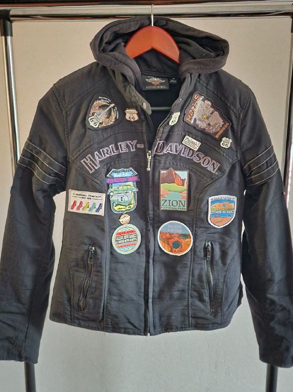 Женская текстильная мотокуртка Harley-Davidson, сумка в подарок