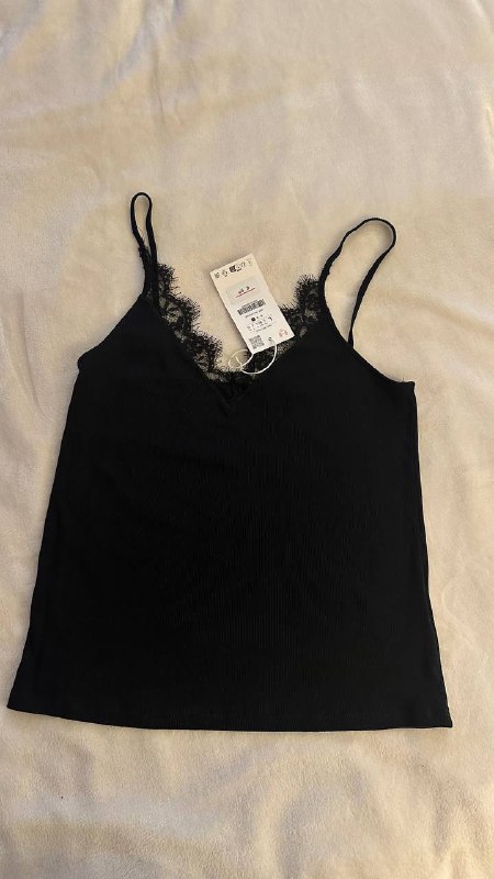 Новая майка Zara в рубчик