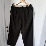 Брюки в елочку с защипами Zara 8