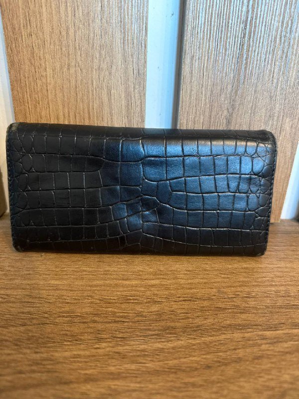 Кошелек оригинал черный кожаный Gucci 7