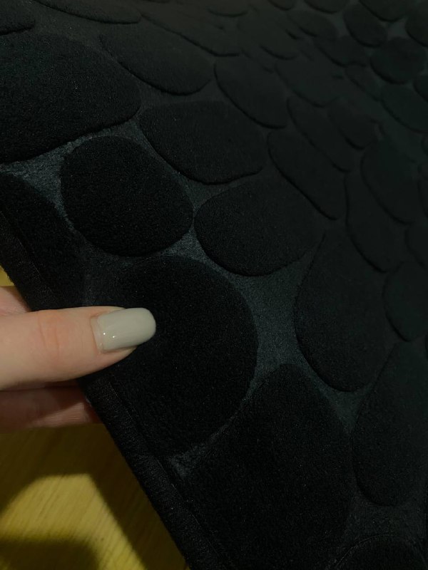 Коврики для ванной или спальни, серый и черный 6