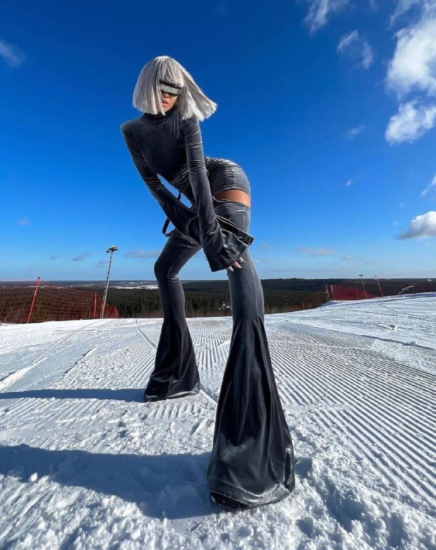 Женский футуристичный техно-комплект Tachno, размер s