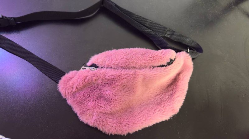 Пушистая меховая бананка 10л