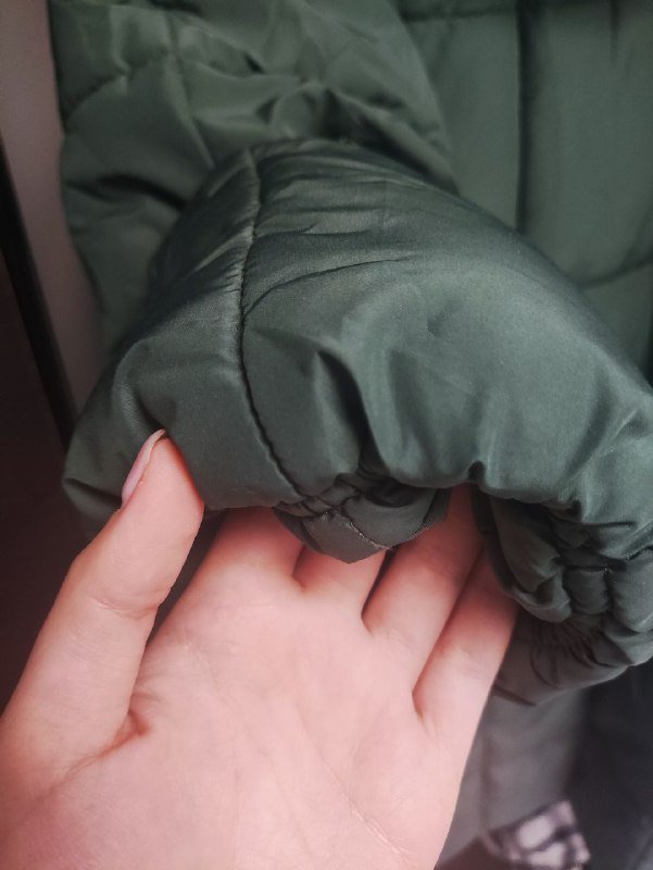 Женская куртка болотного цвета, размер L