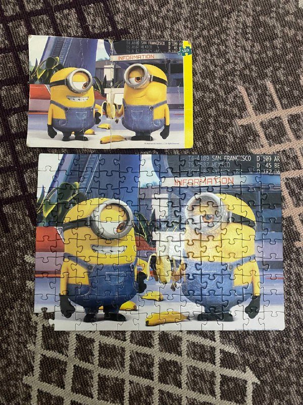 Пазлы, игра, конструктор майнкрафт, Lego creator, много маленьких игрушек 3