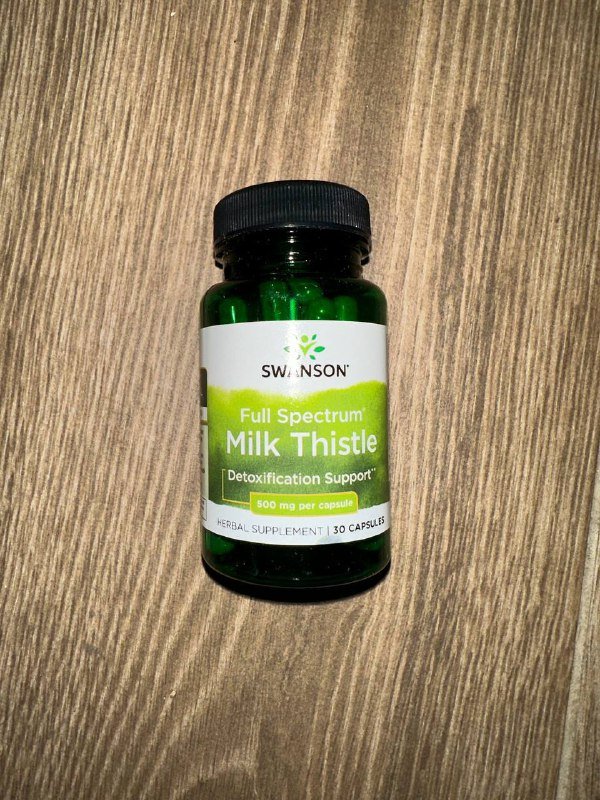 Расторопша 30 капсул Milk Thistle 500 mg