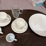 Чашки, блюдца, стеклянные кружки, тарелки 1