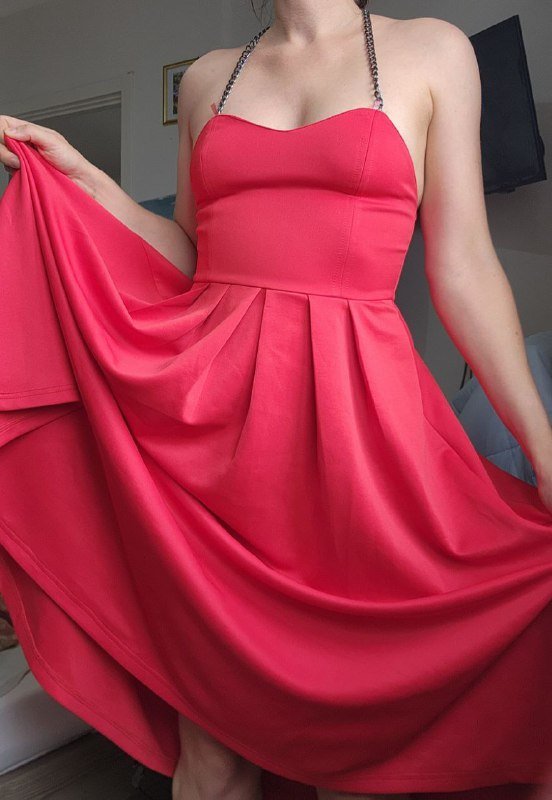 Шикарное красное платье размер 42–44 2