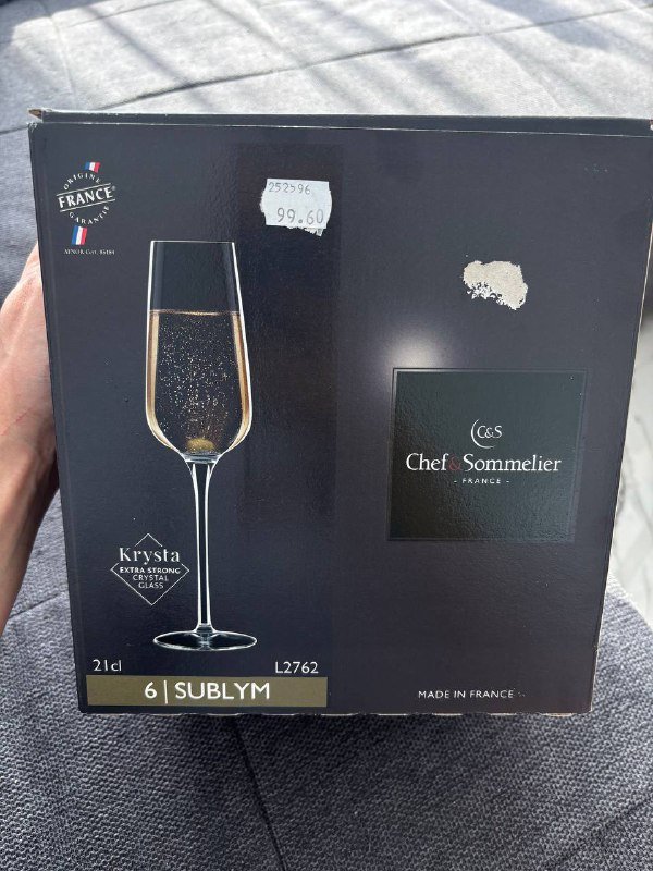 Набор бокалов для игристого 6 штук 2