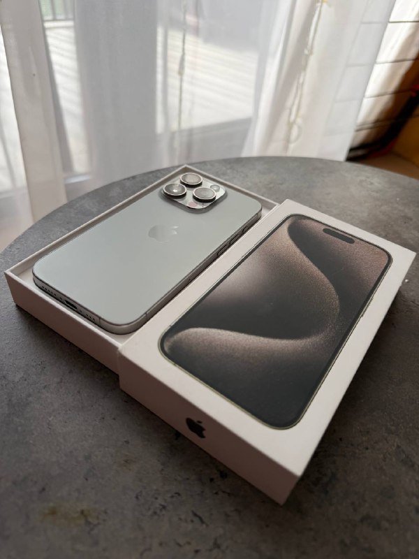 iPhone 15 Pro 256Gb Natural Titanium 4