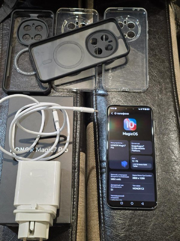 Honor Magic 7 pro мобильный телефон с аксессуарами 2